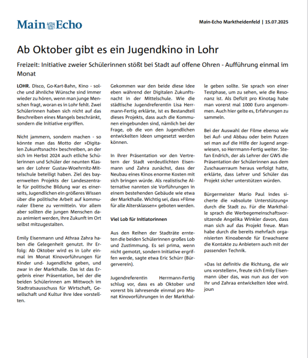 Gustav Woehrnitz Mittelschule Lohr am Main (2025)